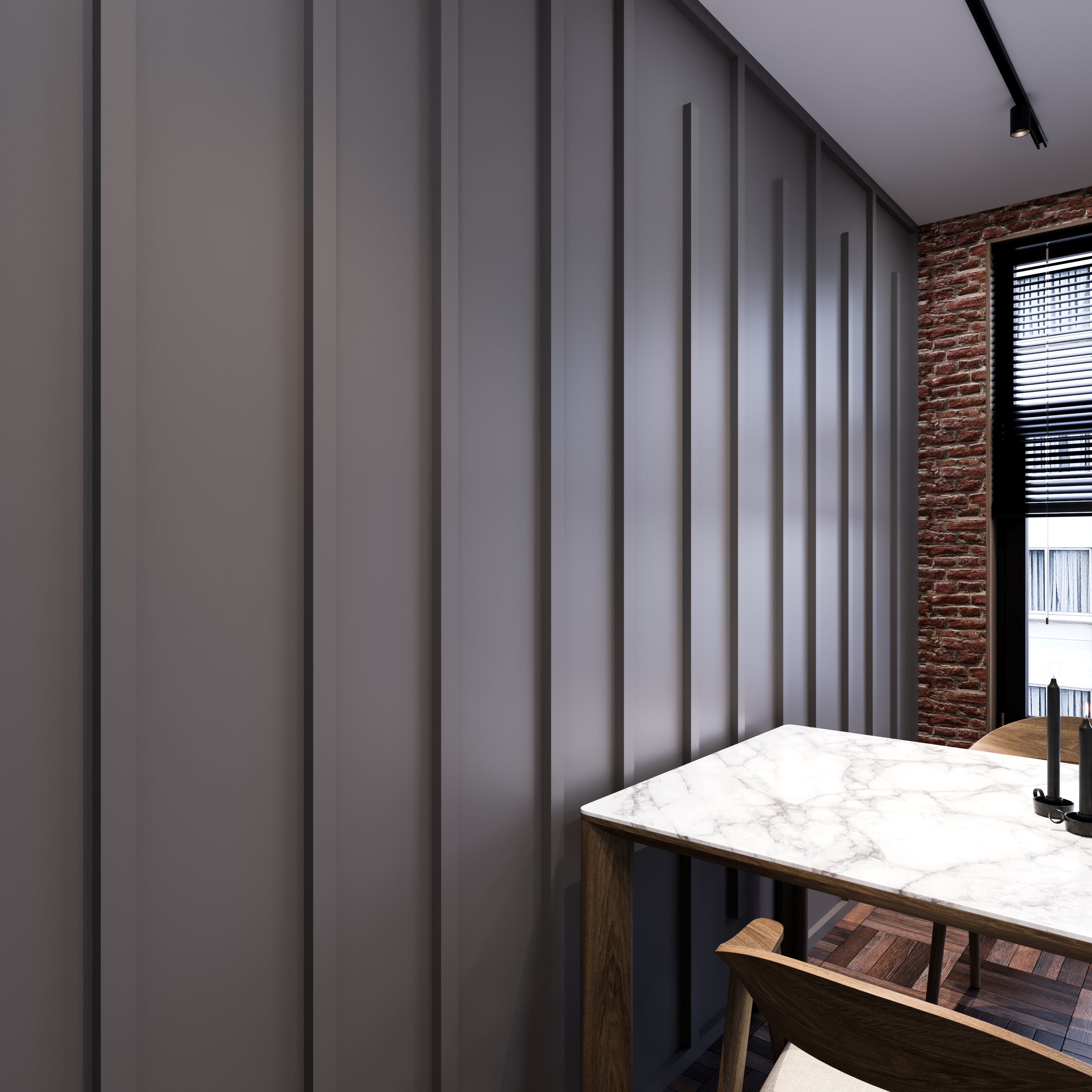 Dekoratif Duvar Çıtası Seti | Modern & Boyanabilir