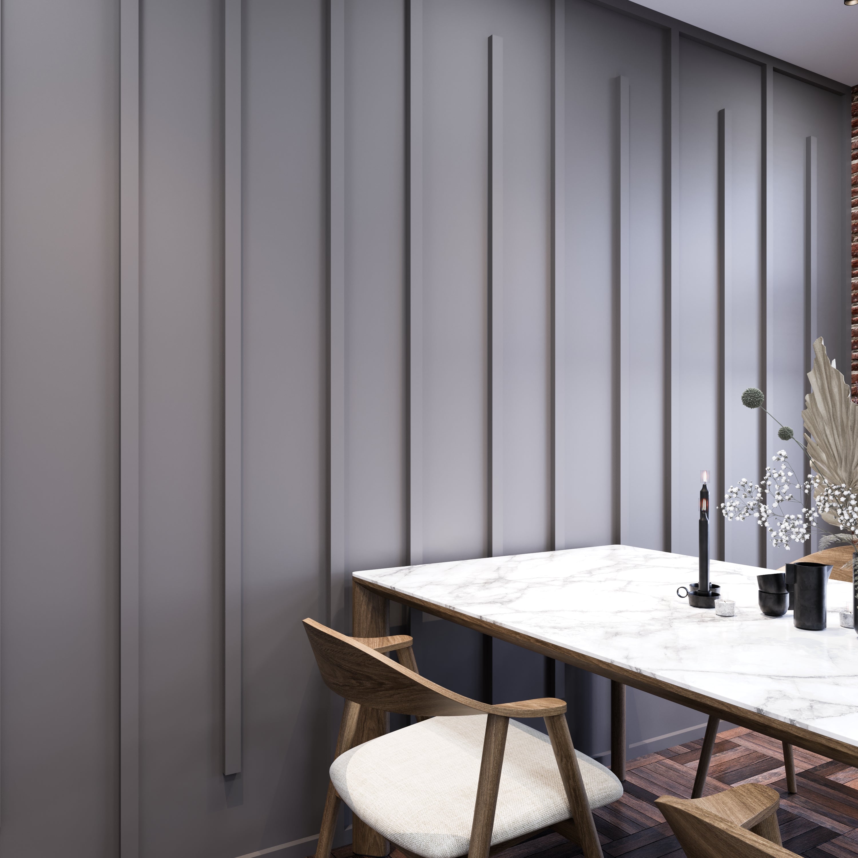 Dekoratif Duvar Çıtası Seti | Modern & Boyanabilir