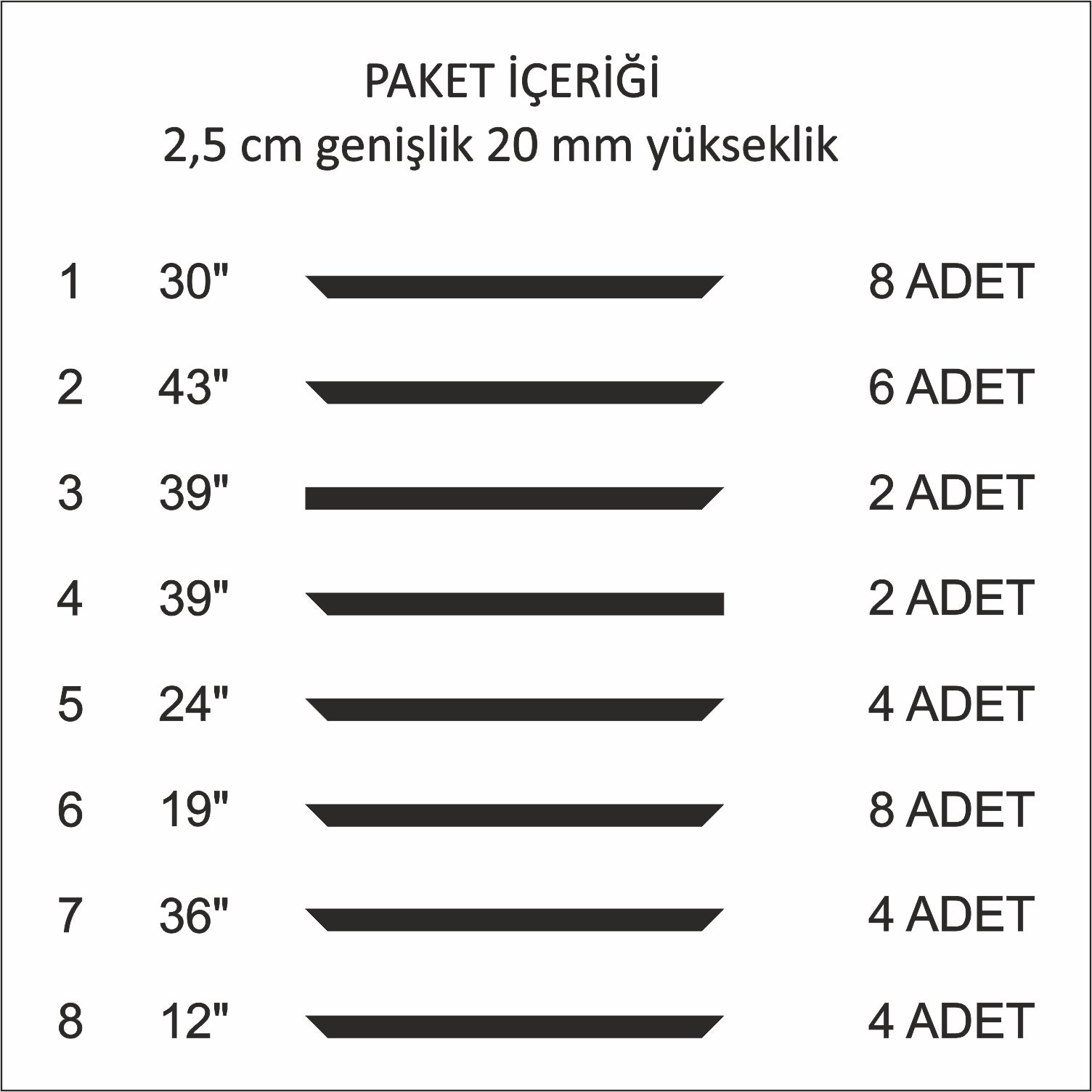 Dekoratif Duvar Çıtası Seti Kendin Yap Boyanabilir Darbeye Dayanıklı Sudan Etkilenmez