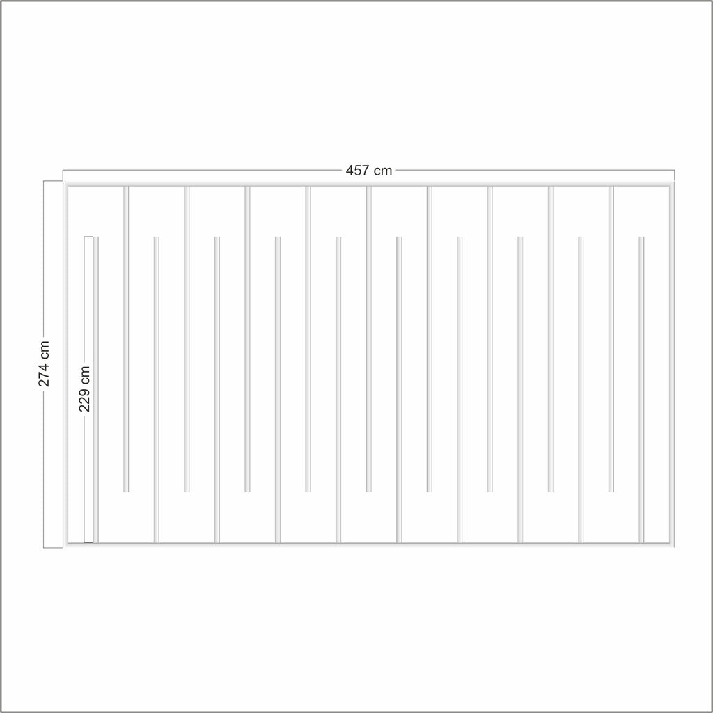 Dekoratif Duvar Çıtası Seti | Modern & Boyanabilir