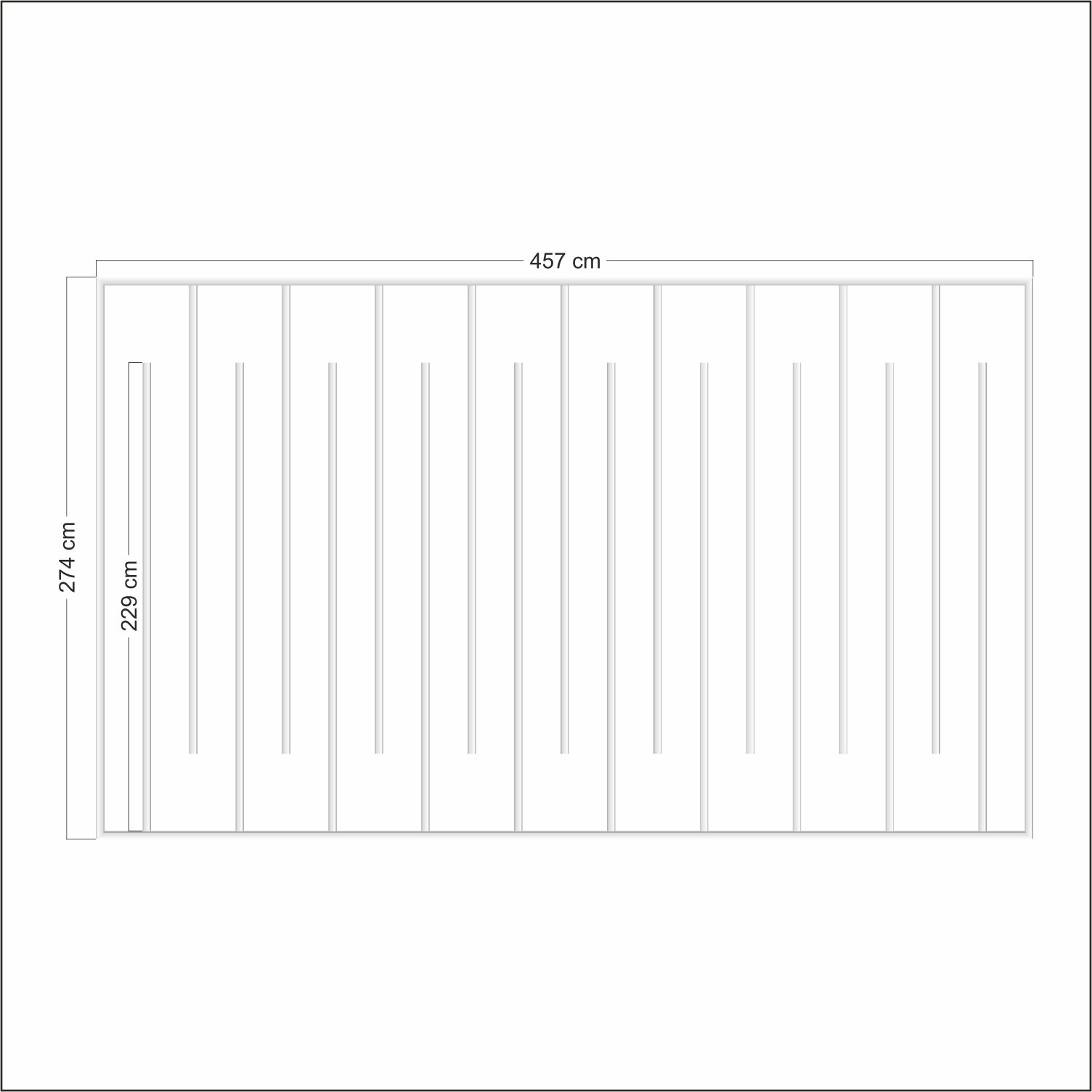 Dekoratif Duvar Çıtası Seti | Modern & Boyanabilir