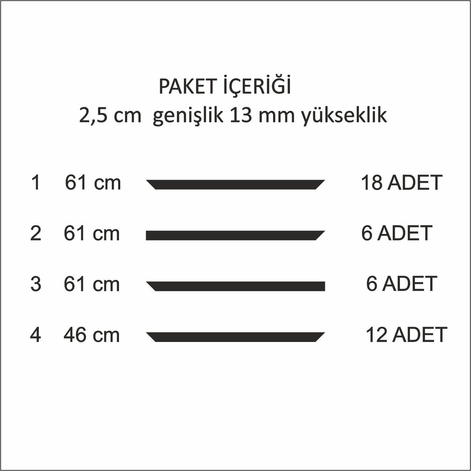 Boyanabilir  Duvar Çıtası Kendin Yap Seti Darbeye Dayanıklı Sudan Etkilenmez