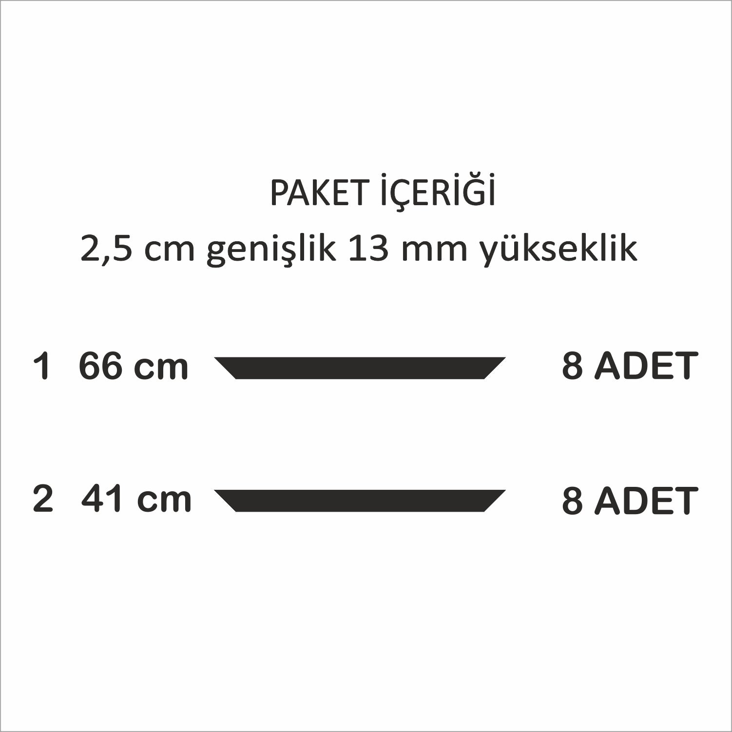 Boyanabilir Nemden Etkilenmeyen Koridor Duvar Çıtası