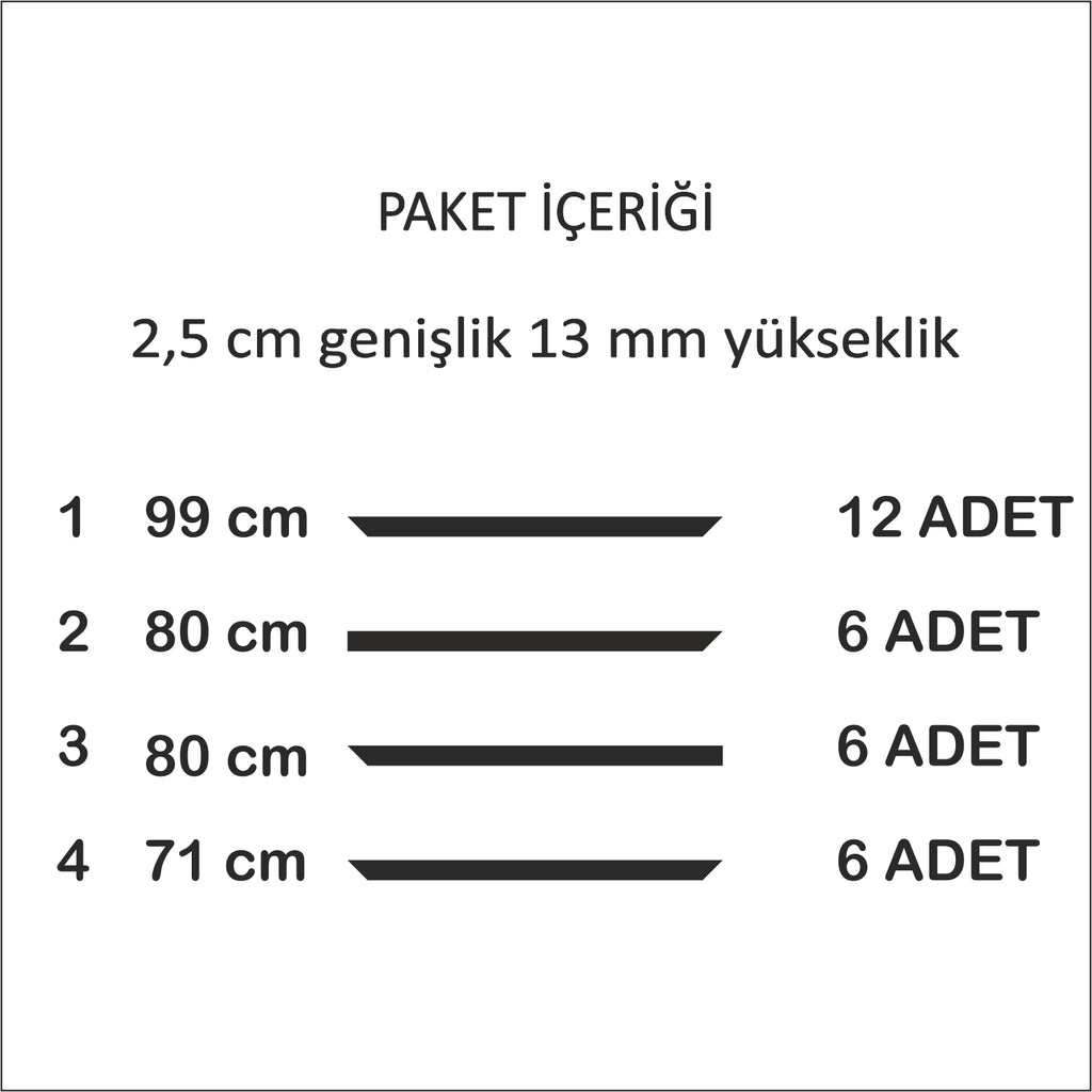 Polimer Dekoratif Duvar Çıtası Neme Suya Dayanıklı