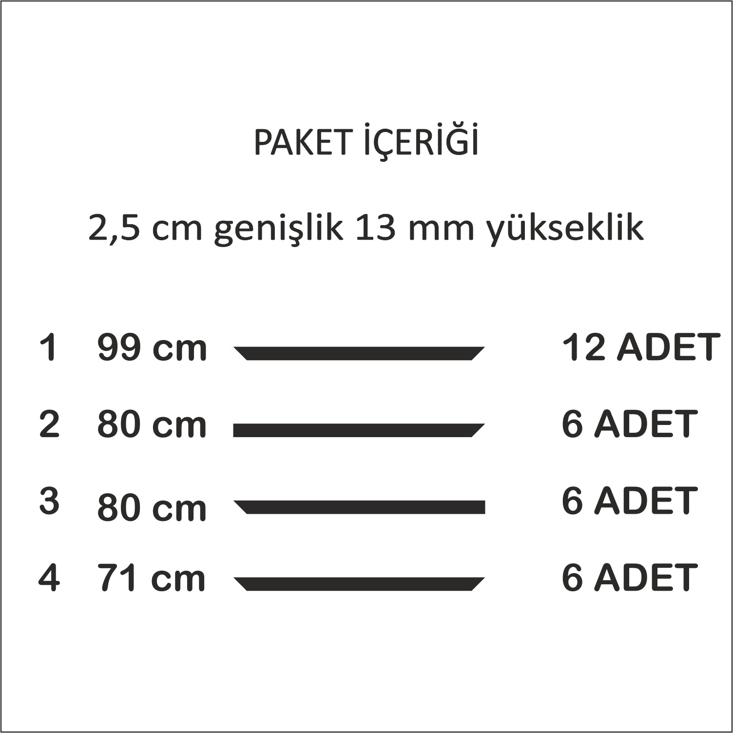 Polimer Dekoratif Duvar Çıtası Neme Suya Dayanıklı