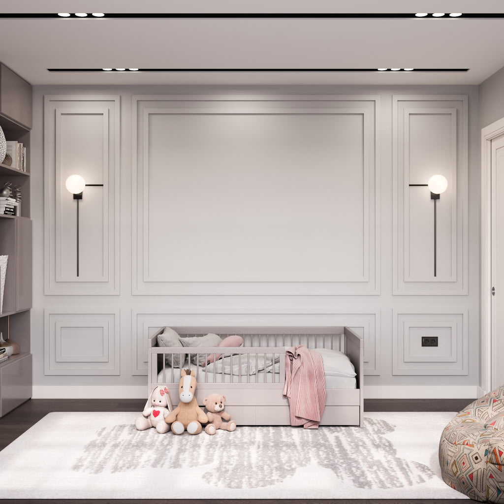 Modern Duvar Çıtası Seti Boyanabilir Hazır Kesim