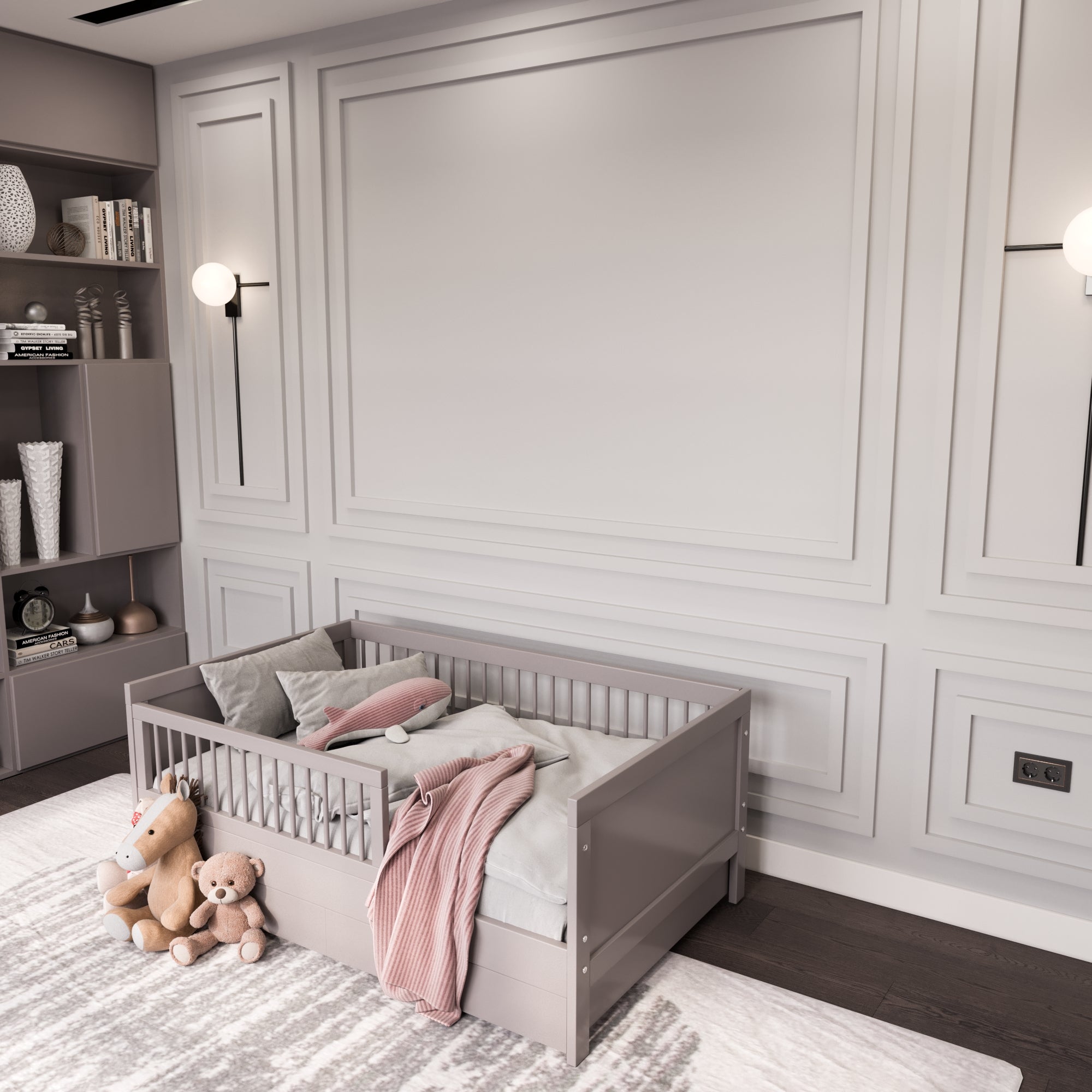 Modern Duvar Çıtası Seti Boyanabilir Hazır Kesim