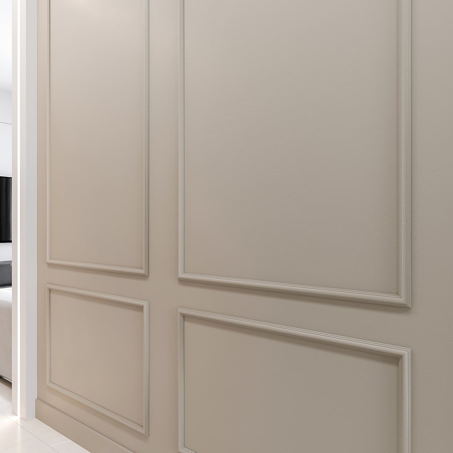 Dekoratif Duvar Çıtası Seti Hazır Kesim Boyanabilir