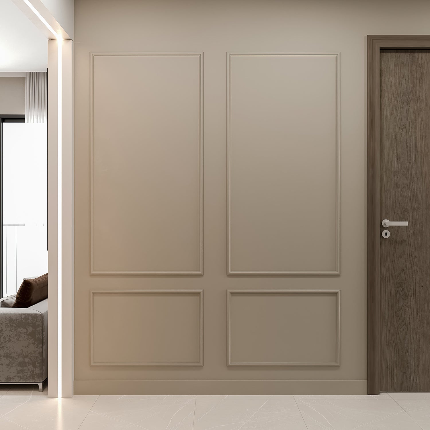 Dekoratif Duvar Çıtası Seti Hazır Kesim Boyanabilir