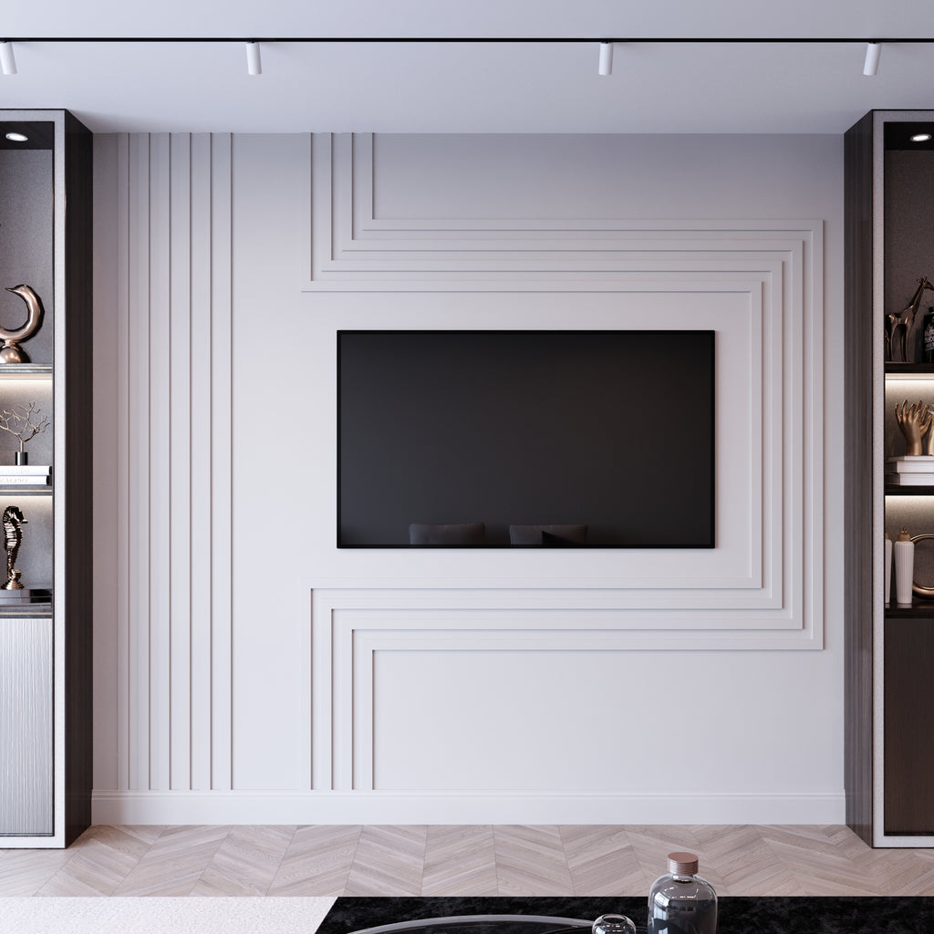 TV Ünitesi Boyanabilir Dekoratif Duvar Çıtası
