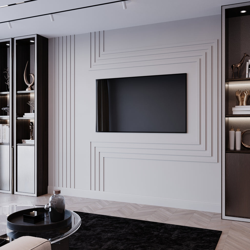 TV Ünitesi Boyanabilir Dekoratif Duvar Çıtası