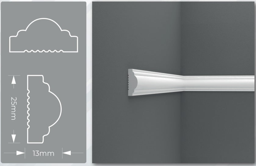 Dekoratif Duvar Çıtası Seti Hazır Kesim Boyanabilir